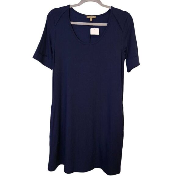 Lilla P Hobo Navy dress with half sleeve. Size S, NWT. - Picture 1 of 4